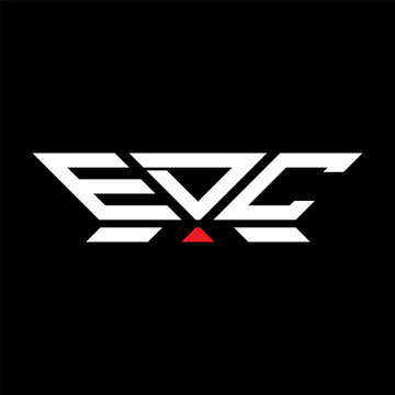 EDC letter logo vector design, EDC simple and modern logo. EDC luxurious alphabet design  