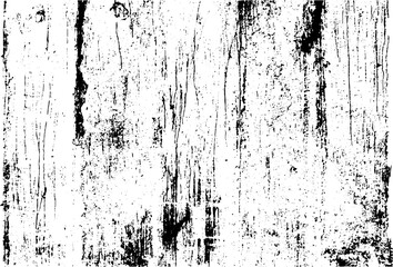 Monochrome distressed texture. Texture of damaged wall. Scratched and cracked grunge urban background Texture Vector. Dust overlay distress grainy grungy effect. - obrazy, fototapety, plakaty