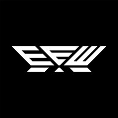 EEW letter logo vector design, EEW simple and modern logo. EEW luxurious alphabet design  