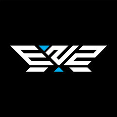 ENZ letter logo vector design, ENZ simple and modern logo. ENZ luxurious alphabet design  