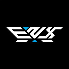 ENX letter logo vector design, ENX simple and modern logo. ENX luxurious alphabet design  