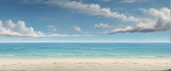 Fototapeta premium Beautiful beach. Landscape. Travel. Wallpaper. 