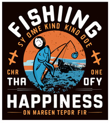 High-Quality Fishing Quote Vector for Merchandise