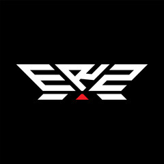 ERZ letter logo vector design, ERZ simple and modern logo. ERZ luxurious alphabet design  