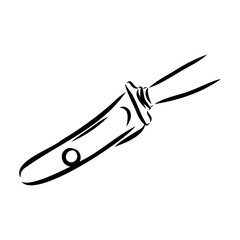 basque pelota vector line icon. playing basque pelota. sport pictogram illustration.