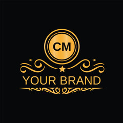 Fototapeta premium Creative logo design with abstract shape