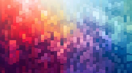 Abstract Pixel Art Fusion