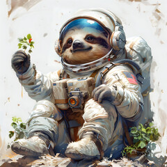 Astronaut Animal Clipart