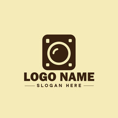 photography logo icon studio photographer photo Company brand logotype modern logo template editable vector