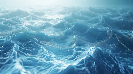 Lake and water surface background 3d rendering. digital