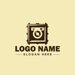 photography logo icon studio photographer photo Company brand logotype modern logo template editable vector