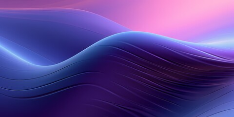 Twilight purple and blue hues blending seamlessly in a surreal 3D wave background.
