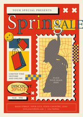 Obraz premium Spring Sale Flyer