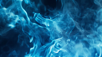 The blue flame special background the shape of the - obrazy, fototapety, plakaty