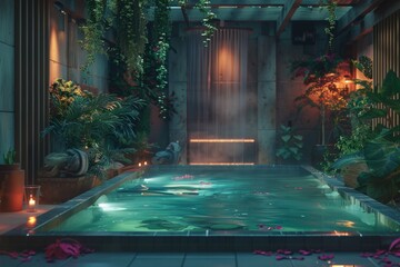 a spa and relax