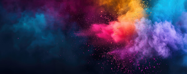 Obraz na płótnie Canvas Vibrant Color Explosion