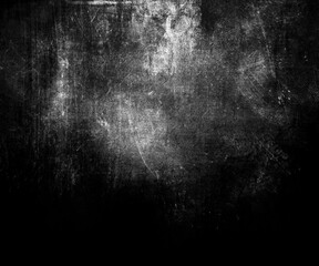 Dark grunge damaged background, scratched horror texture - 750579988