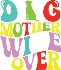 Naklejka premium Mother’s Day retro designs bundle,Mother Quotes SVG design Bundle, Mom Shirt svg design, Mother’s Day Gift design, Mom Life design, Blessed Mama design, Mom quotes svg design, Cut Files for Cricut 
