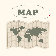 Map vector illustration
