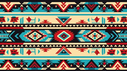 Ethnic seamless pattern in native style.


