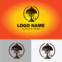 Lamp Logo bulb Light icon Company brand business logo template editable vector
