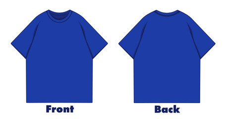 Premium Vector | Plain t-shirt vector mock up that can be edited again.