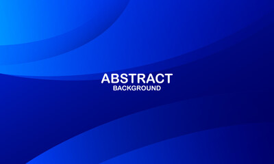 Abstract blue color background. Fluid shapes composition. Vector illustration