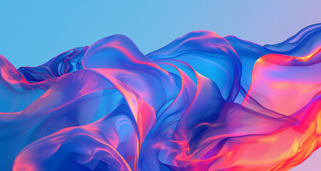 image of a colorful, abstract blue background, opacity and translucency use screen tones,  fluid gestures,monochromatic intensity, - obrazy, fototapety, plakaty