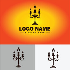 Lamp Logo bulb Light icon Company brand business logo template editable vector