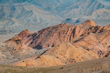 landscape in the desert