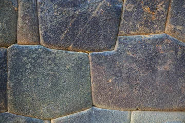 Fotobehang Inca brick © Galyna Andrushko