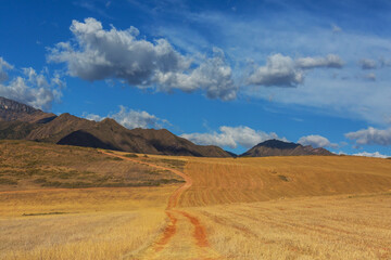 Fototapeta na wymiar Rural landscapes in Peru