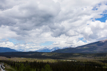 Summer landscape in Jasper National Park, Canada