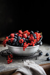 vegan food organic fresh berries