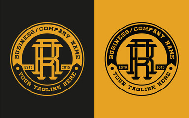 Premium RR logo design vector template. RR logo design vector template OR RR Interlocking logo