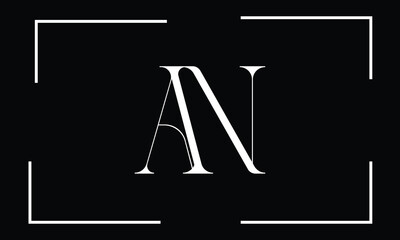 AN, NA, A, N, Abstract Letters Logo Monogram