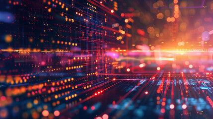 futuristic cyber tech wallpaper abstract background