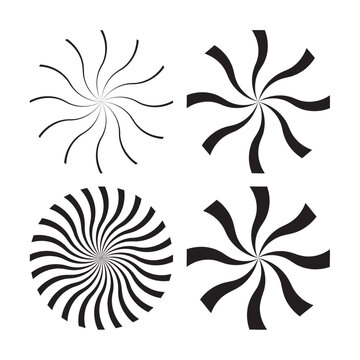 Radial sun burst sun rays starburst, shine sunburst radial, circular shape rays used in star brast background .Isolated on white background in eps 10.