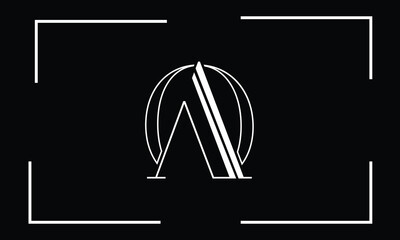 AO, OA, A, O, Abstract Letters Logo Monogram
