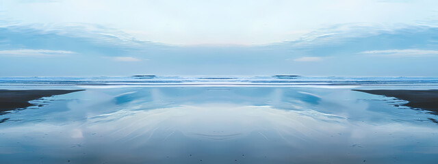 Geometric Tides: The Surreal Symmetry of the Seaside