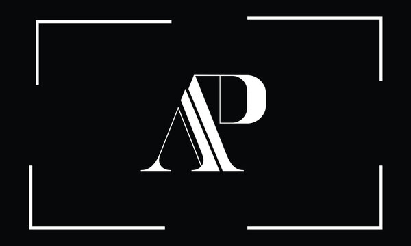 AP, PA, A, P, Abstract Letters Logo monogram