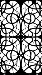 Naklejka premium Floral Line Art, Tribal Aztec Lines, Botanical Leaves, Abstract Waves, Geometric Lines, Animal Print Lines, Boho Feathers, Mandala Patterns, Ethnic Tribal Lines, Henna Mehndi Design, Nautical Stripes,