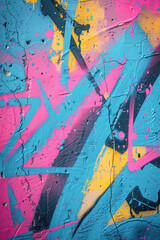 Bright color abstract graffiti style background.