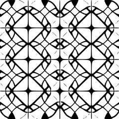 Naklejka premium Floral Line Art, Tribal Aztec Lines, Botanical Leaves, Abstract Waves, Geometric Lines, Animal Print Lines, Boho Feathers, Mandala Patterns, Ethnic Tribal Lines, Henna Mehndi Design, Nautical Stripes,