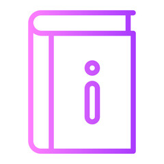 guidebook gradient icon