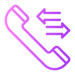 phone call gradient icon