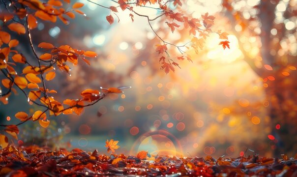 Ideal autumn wallpaper for your desktop, emphasizing the beauty of the landscape.