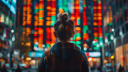 Obraz premium Stock Market Trading: Background Concept