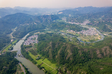 Fototapeta premium view of mountains