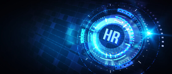 Business, Technology, Internet and network concept. Human Resources HR management concept. 3d illustration